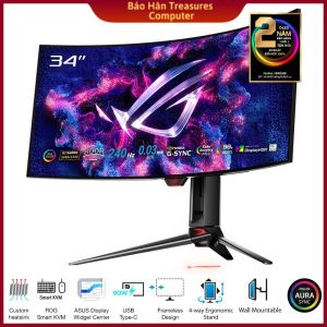 Màn hình cong Asus ROG Swift PG34WCDM 34" OLED 2K 240Hz USBC chuyên game - Hàng Chính Hãng