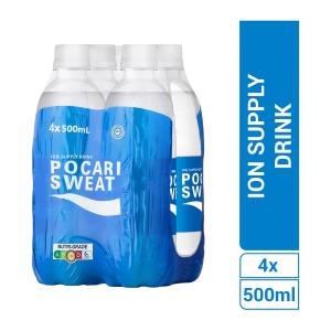 Pocari Sweat Ion Supply Isotonic Drink (4 x 500ML) Pack