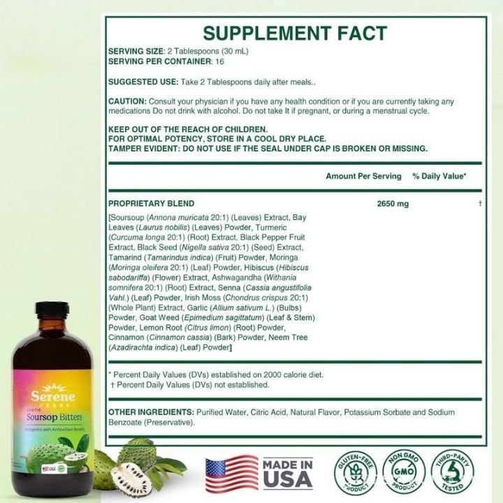 Serene%20Herbs:%20Soursop%20Bitters%20Liquid%20with%20Soursop,%20Sea%20Moss,%20Black%20Seed,%20Ashwaganda,%20Turmeric,%20Ginger%20Healthcare%20Dietary%20-%20Image%204
