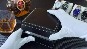 OPK Mens Casual Watch New Style Original Genuine Quartz Luminous Calendar Leather Strap High-End Business Style (1*Exquisite Watch)