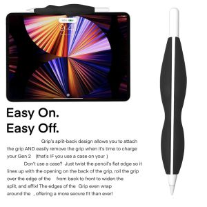 WH 【3C】 Ergonomic Pen Grip for Pencil 2 Generation Silicone Pinch Sleeve