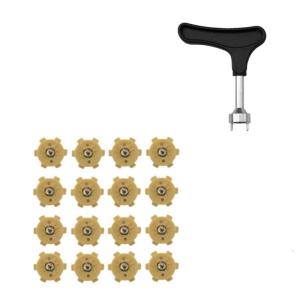 16pcs nonslip giày chơi golf Pin vít phong cách giày móng tay đinh Giày Golf thay thế đinh tán nhanh chóng Xoắn lần lượt đinh vít