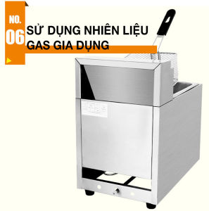 Bếp chiên nhúng dầu dùng gas 6 lít hàng chính hãng Handi bảo hàng 12 tháng