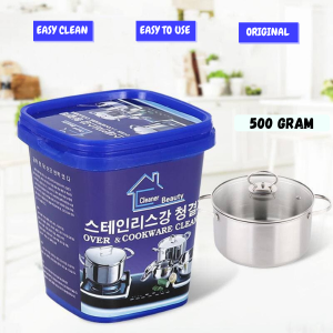 Korean Cleaner Beauty Pembersih Noda Membandel Kerak Stainless Steel Obat Penghilang Noda Membandel Minyak yang Terakar Lemak Dapur Panci Oven Noda Gosong
