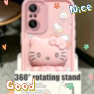 PBZZ Case for infinix smart 5 HOT 9 11 10 Play phone casing Softcase Silicone shockproof Cover new design aesthetic with holder cute cat for girls JTTYKTM3