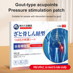 Japan sciatica pain relief patch low back pain relief improvement of bone pain and leg pain Hot compress pain relief patch 12 stickers/box