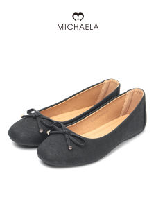 MICHAELA Linen Texture Flat Shoes Square Toe Slip-On Doll Shoes for School Office Daily SH5527000 LX