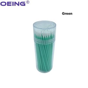100Pcs Dental Microbrush Applicators Micro Brush Bendable Long Shank Brush Teeth Whitening Oral Dentist Cleaner Tools for Teeth Whitening