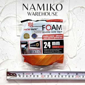 Lakban Isolasi Double Bolak balik Foam NACHI TAPE 24 mm x 5 m