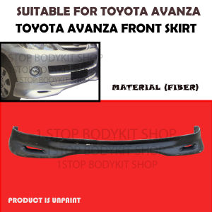B0788 TOYOTA AVANZA FRONT SKIRT (FIBER)