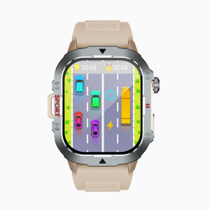 สมาร์ทวอทช์ทนต่อการตกป้องกัน 3 ด้าน 4 อิน 1 โทรผ่านบลูทูธ กันน้ำ นาฬิกาวัดความดัน หน้าจอสัมผัส smart watch