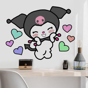 WALLSTIKER STIKER DINDING MOTIF SANRIO KUROMI LUCU DEKORASI RUMAH DEKOR HIASAN TEMPELAN DECOR RUANG TIDUR RUANG TIDUR ANAK BAYI WALLPAPER WALLSTIKER ANAK ANAK COWOK CEWEK