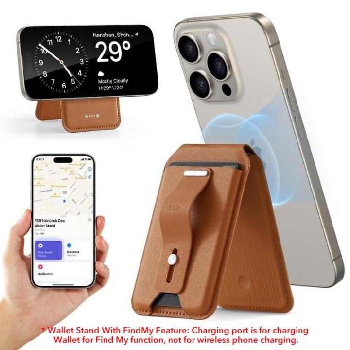 ESR Magnetic Wallet (HaloLock),Compatible with MagSafe Wallet,for