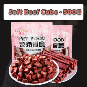 Pawny 500g Dog Train Beef Stick Cube Pet Dog Nutritious Food Training Snacks  宠物狗狗零食牛肉条&粒 500g