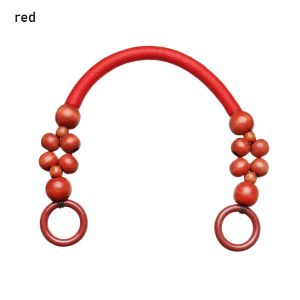 URBAG สายรัด แฟชั่น ลูกปัด กระเป๋า DIY กระเป๋าถือ เชือก ไม้ ที่จับ สายกระเป๋า