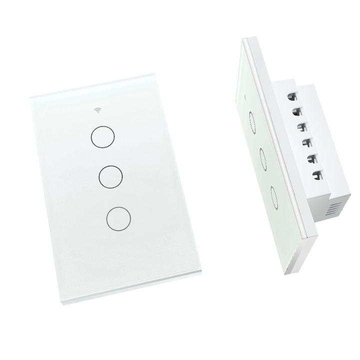 WiFi Switch Smart Wall Light Switch Capacitive No Neutral Wire