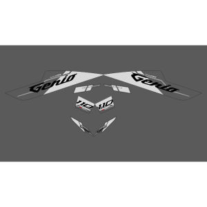 Stiker Striping Transparan Honda Genio Motif Malaysian Style - SGN-UV - GSI