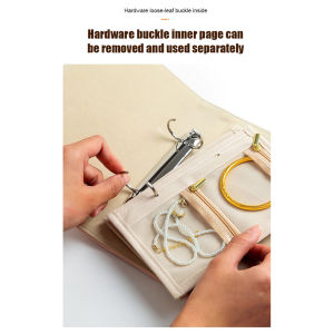 ❤️PH HOT❤️【Anti-Oxidation】Leather Loose-Leaf Jewelry Organizer / New Style Jewelry Organizer