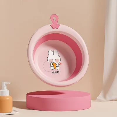 TAS Foldable Baby Wash Basin Baskom Lipat Mini New Born Ember Lipat Multifungsi Lucu