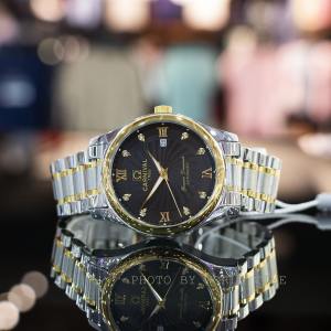 Đồng hồ nam Carnival 8671G Full Box Thẻ bảo hành 3 năm Kính saphire Chống xước Chống nước Dây kim loại không gỉ 316L