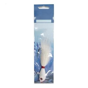 Surf Mồi câu cá mồi ngoe nguẩy đầu swimbait cho cá bơn striper bucktail Jig 56g 2oz tóc Jig Glow swimbait