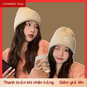 CS Màu Rắn Mũ Mùa Thu Mùa Đông Mũ Ấm Cho Phụ Nữ Cô Gái Đơn Giản Ngoài Trời Ấm Mũ Thời Trang Đa Năng Hàng Ngày Giản Dị Mũ Quà Tặng