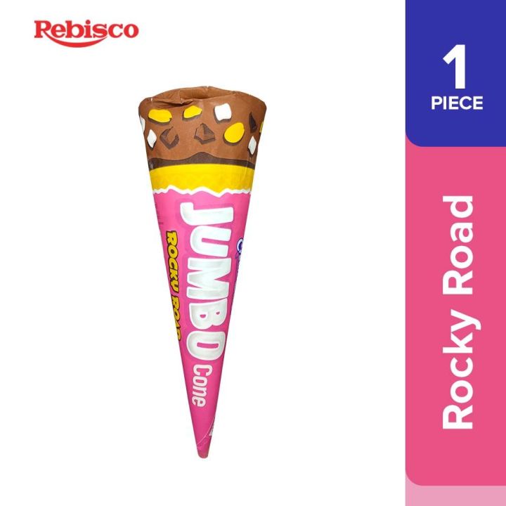Creamline Jumbo Cones Rocky Road 140ml Lazada PH
