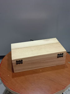 Hôp gỗ thông chữ nhật  22cm - 12cm - 7cm