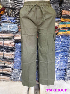 CELANA KULOT CARGO WANITA/BAHAN KATUN TWIL STRECH/ALL SIZE FIT TO XL/FULL KARET PINGGANG