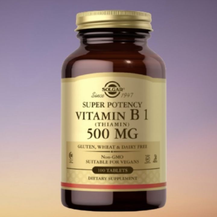 SOLGAR VITAMIN B1 500mg 100t Lazada PH