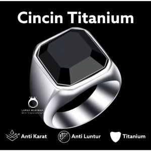 [Bayar di Tempat] CINCIN BLACK ONYX PRIA SUPER KEREN - SUPER EKSLUSIF