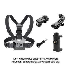 Mobile Phone Chest Strap Mount GoPro Chest Harness Holder for VLOG/POV Chest Mount for Cellphone