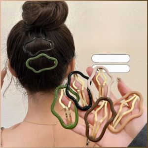 กิ๊บติด ใช้งานได้จริง วัสดุโลหะ เครื่องประดับศีรษะ อ่อนนุ่ม ทุกวัย น่ารัก หนีบแน่นและไม่หลุดง่าย