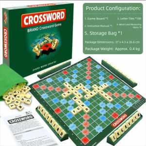 Happy Everyday.you Board Game Word Tile Puzzle Crossword Spelling Alphabet Learning Family Fun Travel Storage
