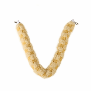 YAZHE Hand-Braided Knot Parrot Climbing Rope Thick Soft Deformable Hamster Hanging Swing Creative Chew Resistant Bird Cage Exercise Toy Bird Cage