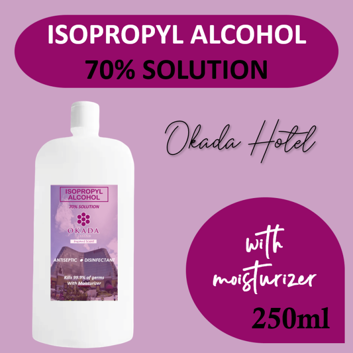 Okada 250ml 70 Isopropyl Alcohol With Moisturizer Lazada Ph 4177