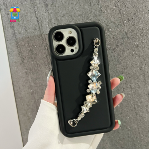 Case deluxe rantai permata GC69 casing hp untuk OPPO A16 A5S A15 A1K A17 A31 A39 A52 A57 all Type
