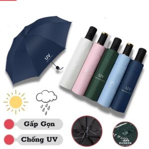 (CÒN ÍT XẢ KHO) Ô Dù Che Mưa Đi Nắng Cao Cấp Gấp Gọn Chống Tia UV Chất Liệu Vải Dù Chống Nhăn Ô Dù Chống Tia UV Gấp Gọn Mini Đi Che Mưa Che Nắng Ngoài Trời Cầm Tay(HÀNG CAO CẤP)