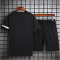 Drifit Simple and breathable Fashion Korean Casual Terno For men T-shirt & Short Trend Suit unisex. 