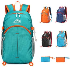 DINAH Large Capacity Foldable Backpack Folding Waterproof Outdoor Mountain Bag Casual Shoulders Bag Lightweight Nylon Bag Women