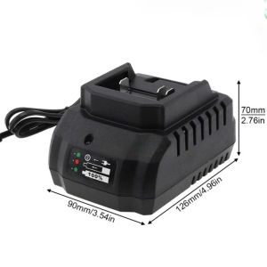 Đế Sạc MÁY KHOANMÁY SIẾT BULONG PIN - SẠC CỐC 21v Chân Pin Phổ Thông Có Đèn Báo Pin