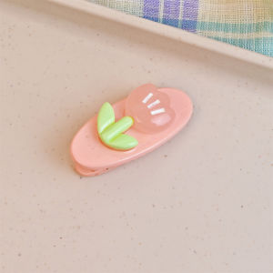 C.three Tulip Oval Hairpin Jelly Cute Cartoon Sweet Duckbill Clip Hair Accessories