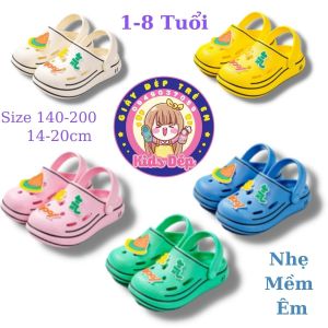 Dép cho bé 2022 Cheerful Mario BF-8807 dép sục cross bé trai gái 1-8 tuổi