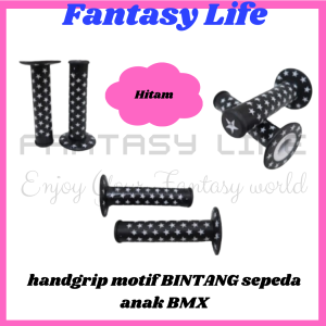 Fantasy Handgrip sarung stang grip motif BINTANG sepeda anak BMX