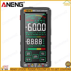 [Cozyhome2] ANENG Electric Multimetry Touch Screen Electrical Capacitance Meter 6000 Counts AC/DC Rechargeable Flashlight Lighting for Automotive