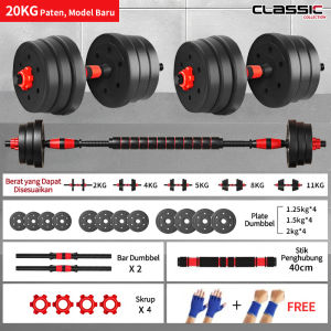 Dumbbell set 20KG 30KG 40KG/ BARBELL / Barbel set/ Perangkat Fitness / DUMBLE — Classiccollection