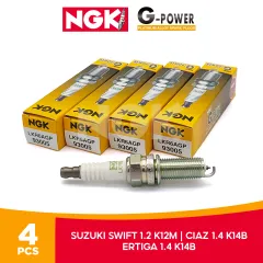 NGK 4Pcs BKR6EGP G-Power Platinum Spark plug for Suzuki Swift 1.5