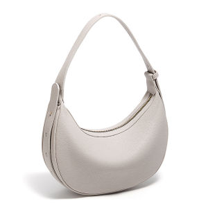 FOXER Brand Fashion Women Shoulder Bag Lady Small Luxury Design Half-moon PU Handbag Summer Sling Crossbody Bag Girl Gift