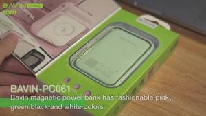 BAVIN PC061 10000mAh 22.5W Fast Charging Wireless Powerbank Magnetic Charging w/ Free Magnetic Ring【Fast Shipping】