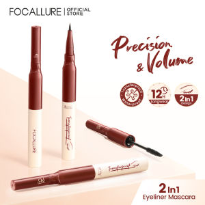 FOCALLURE FA-E36 TransferproofHero 2 In 1 Eyeliner & Volume Mascara Waterproof Longwear